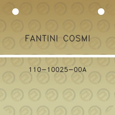 fantini-cosmi-110-10025-00a