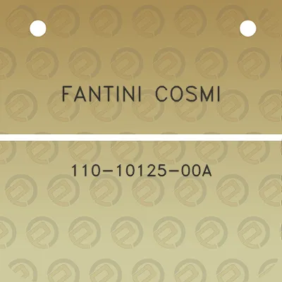 fantini-cosmi-110-10125-00a