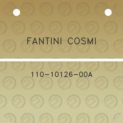 fantini-cosmi-110-10126-00a