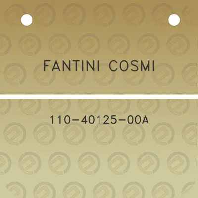 fantini-cosmi-110-40125-00a