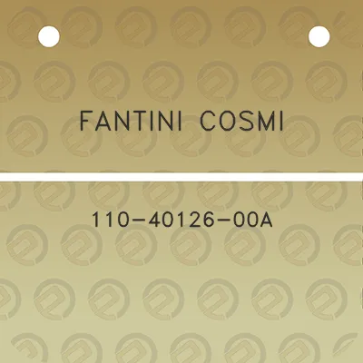 fantini-cosmi-110-40126-00a