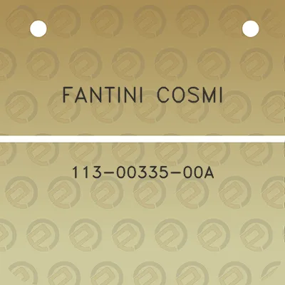 fantini-cosmi-113-00335-00a