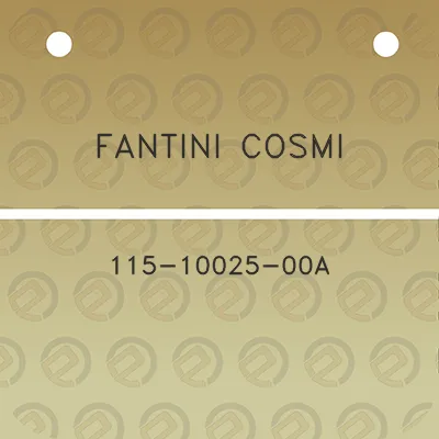 fantini-cosmi-115-10025-00a