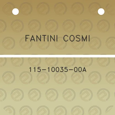 fantini-cosmi-115-10035-00a