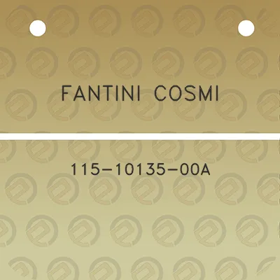 fantini-cosmi-115-10135-00a