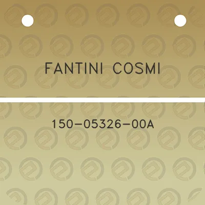 fantini-cosmi-150-05326-00a