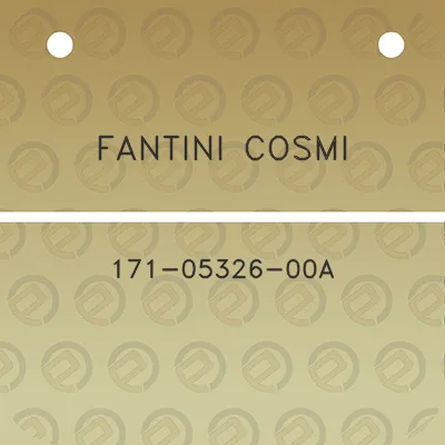 fantini-cosmi-171-05326-00a