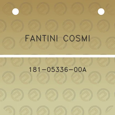 fantini-cosmi-181-05336-00a