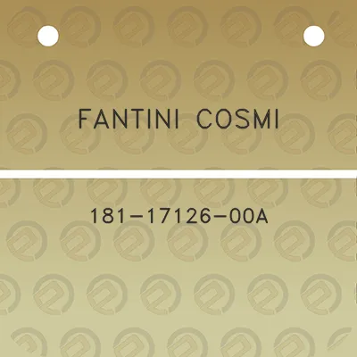 fantini-cosmi-181-17126-00a