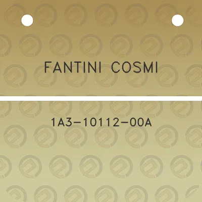 fantini-cosmi-1a3-10112-00a