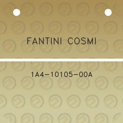 fantini-cosmi-1a4-10105-00a