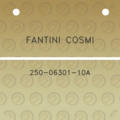 fantini-cosmi-250-06301-10a