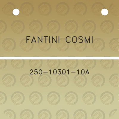 fantini-cosmi-250-10301-10a