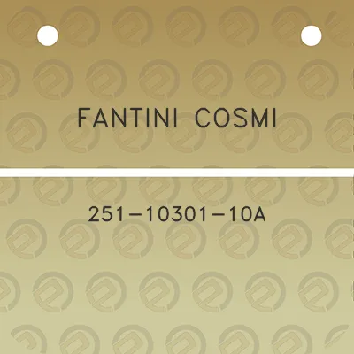 fantini-cosmi-251-10301-10a