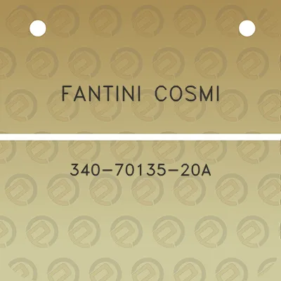 fantini-cosmi-340-70135-20a