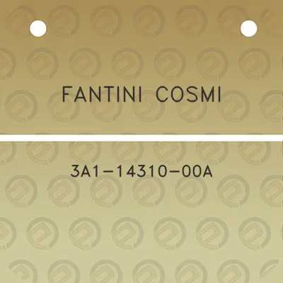 fantini-cosmi-3a1-14310-00a