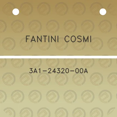 fantini-cosmi-3a1-24320-00a