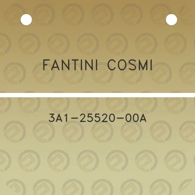 fantini-cosmi-3a1-25520-00a