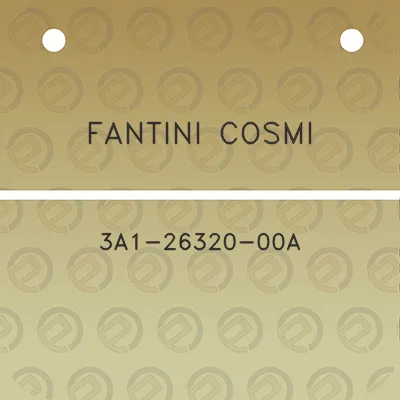 fantini-cosmi-3a1-26320-00a