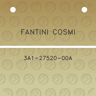 fantini-cosmi-3a1-27520-00a