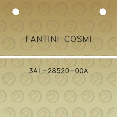 fantini-cosmi-3a1-28520-00a