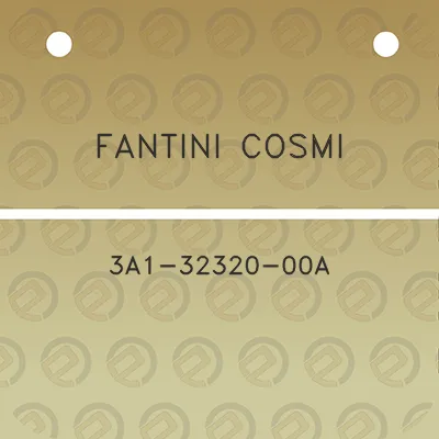 fantini-cosmi-3a1-32320-00a