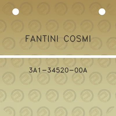 fantini-cosmi-3a1-34520-00a