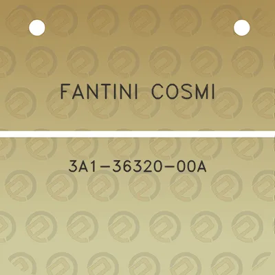 fantini-cosmi-3a1-36320-00a