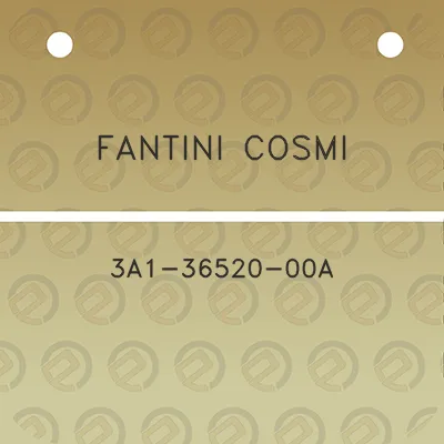 fantini-cosmi-3a1-36520-00a