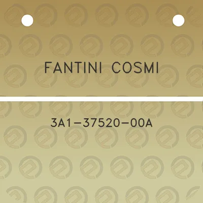 fantini-cosmi-3a1-37520-00a