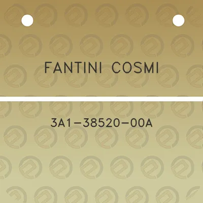 fantini-cosmi-3a1-38520-00a