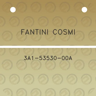 fantini-cosmi-3a1-53530-00a