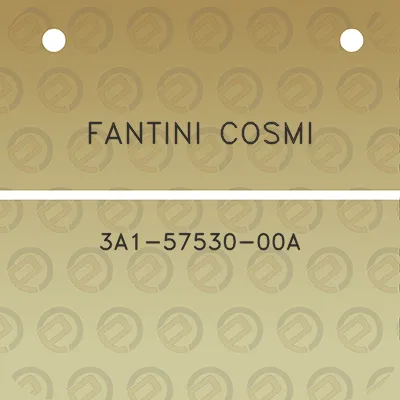 fantini-cosmi-3a1-57530-00a