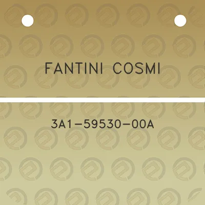 fantini-cosmi-3a1-59530-00a