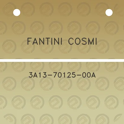 fantini-cosmi-3a13-70125-00a