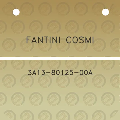 fantini-cosmi-3a13-80125-00a