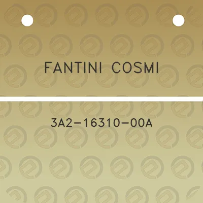 fantini-cosmi-3a2-16310-00a