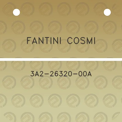 fantini-cosmi-3a2-26320-00a