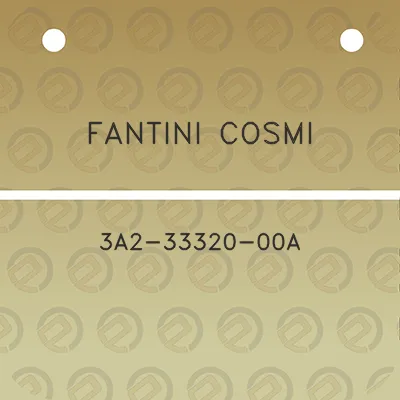 fantini-cosmi-3a2-33320-00a