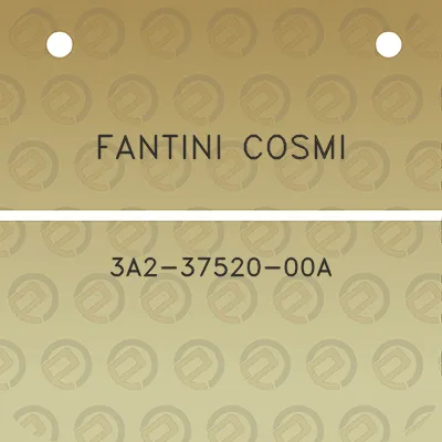 fantini-cosmi-3a2-37520-00a