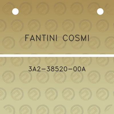 fantini-cosmi-3a2-38520-00a