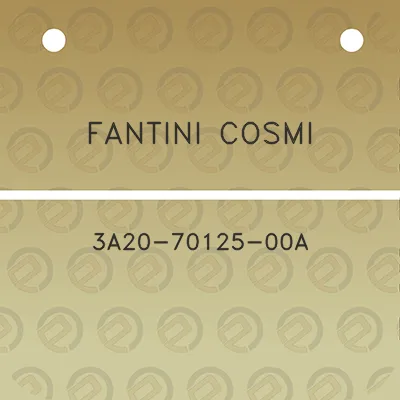 fantini-cosmi-3a20-70125-00a