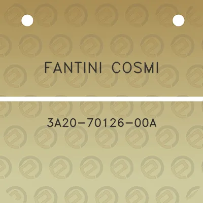 fantini-cosmi-3a20-70126-00a