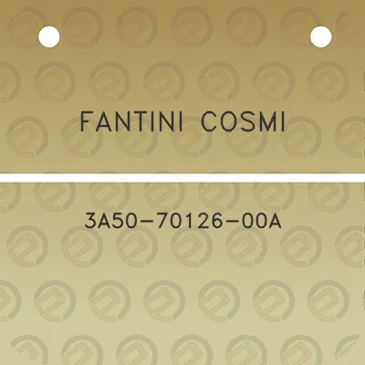 fantini-cosmi-3a50-70126-00a