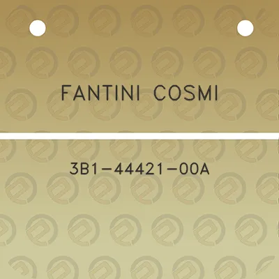 fantini-cosmi-3b1-44421-00a