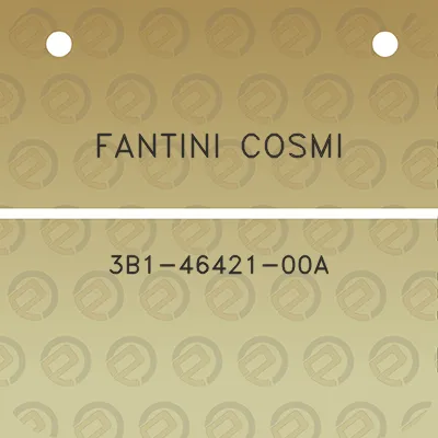 fantini-cosmi-3b1-46421-00a