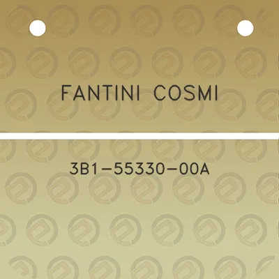 fantini-cosmi-3b1-55330-00a