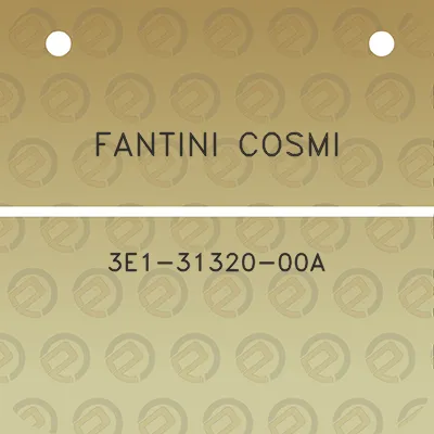 fantini-cosmi-3e1-31320-00a