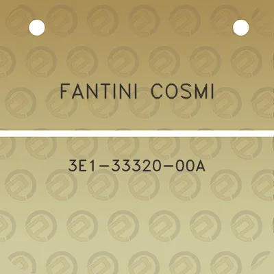 fantini-cosmi-3e1-33320-00a