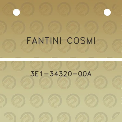 fantini-cosmi-3e1-34320-00a